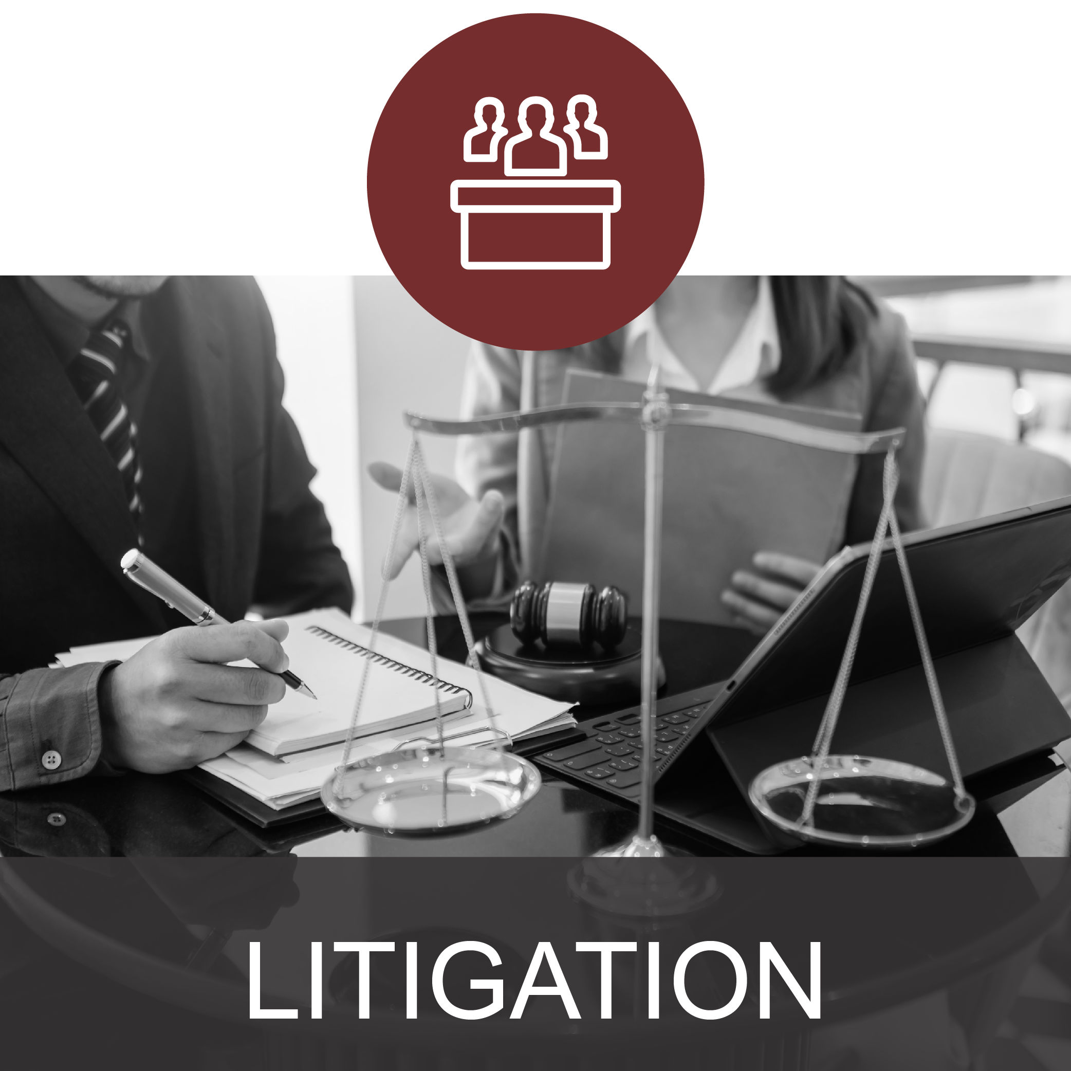 SD Nel Attorneys-services hover_litigation-bw